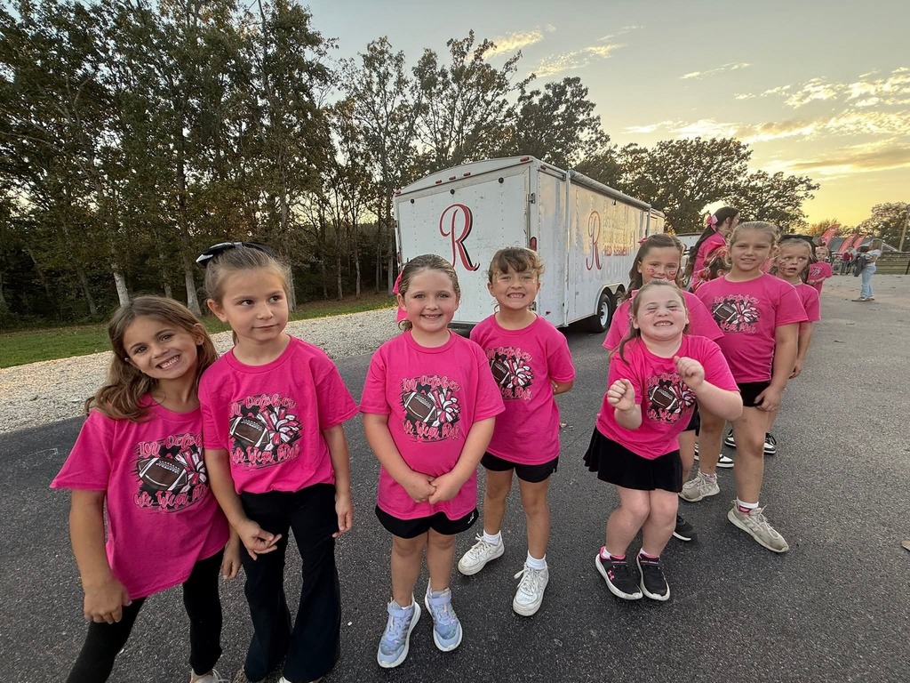 Pink Out Kiddy Camp performed before the varsity football camp on Friday night. 