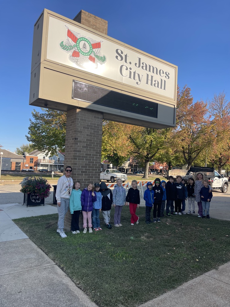 First grade tours the community and hears from guest speakers about their careers. 