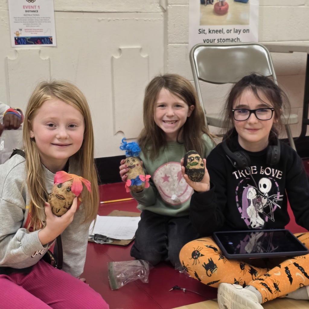 Second grade holds their Potato Olympics, featuring multiple events that show off the students mastery of math and english. 