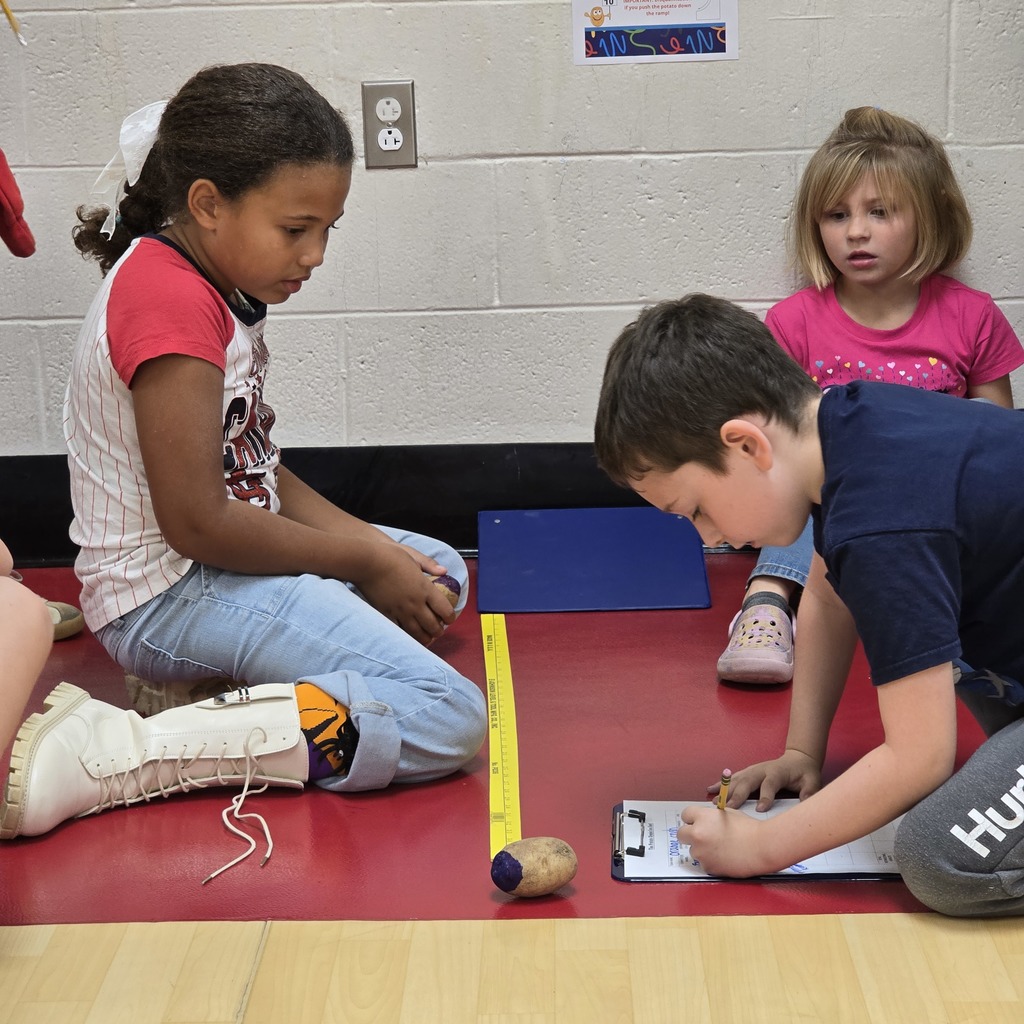 Second grade holds their Potato Olympics, featuring multiple events that show off the students mastery of math and english. 