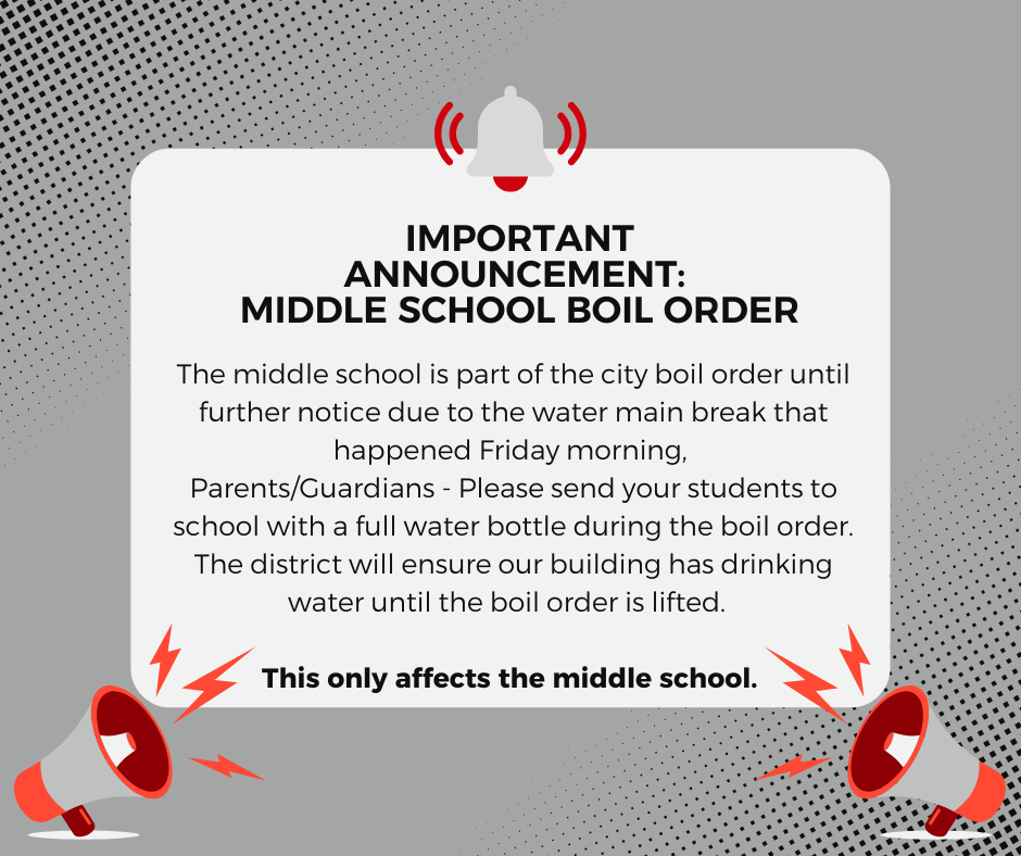 Boil Order Announcement