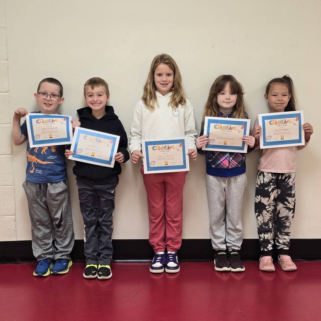 2nd Grade students of the month at LWJE!