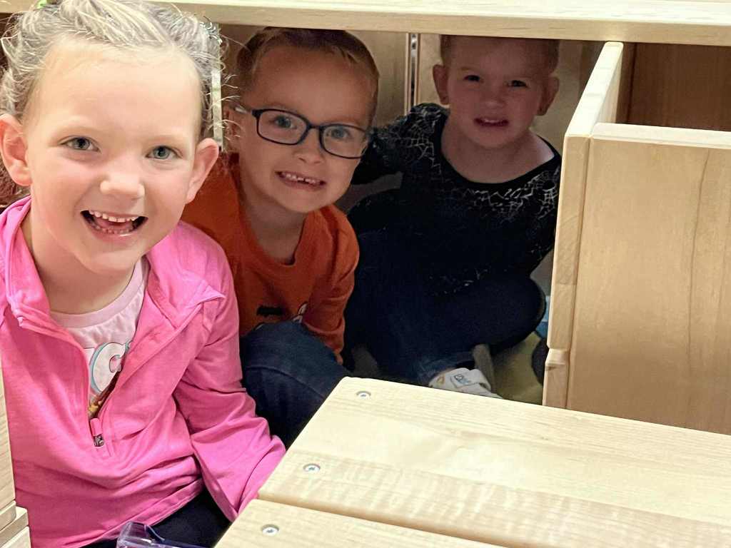 Tiger Cubs learn building skills and teamwork.