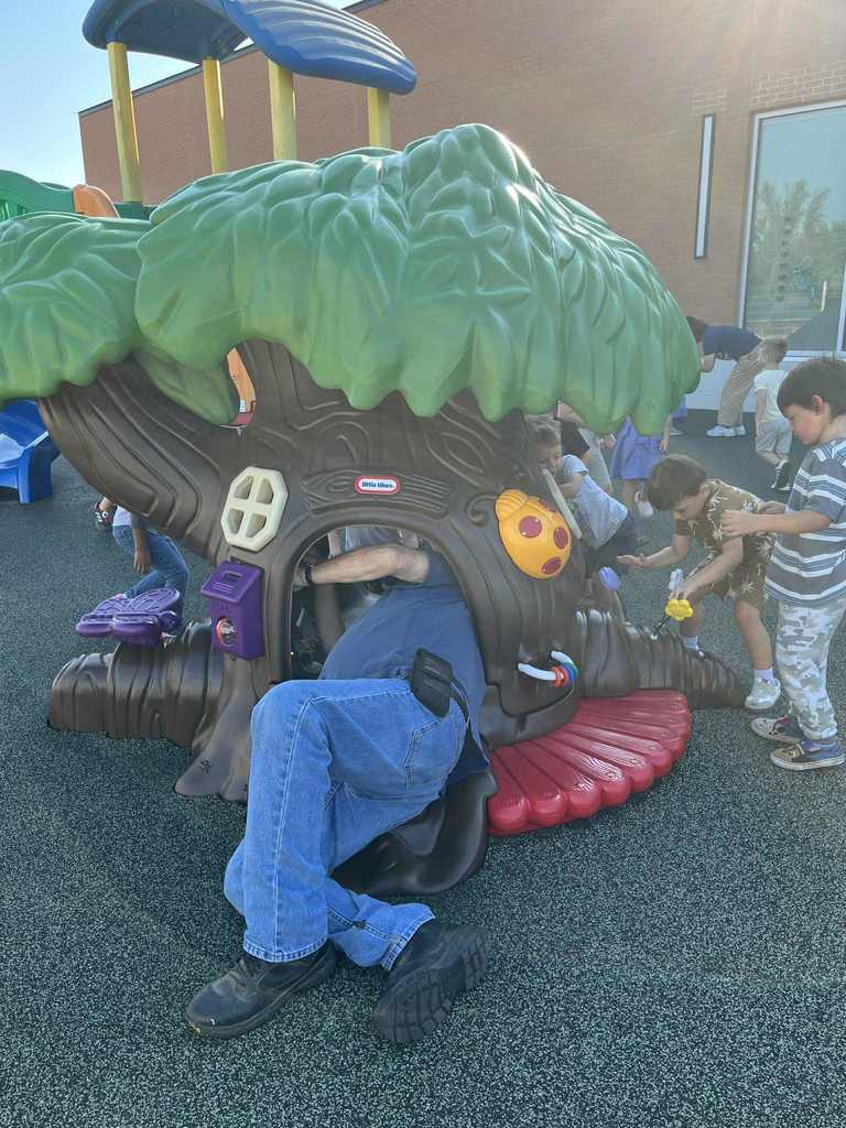 Tiger Cubs learn building skills and teamwork.