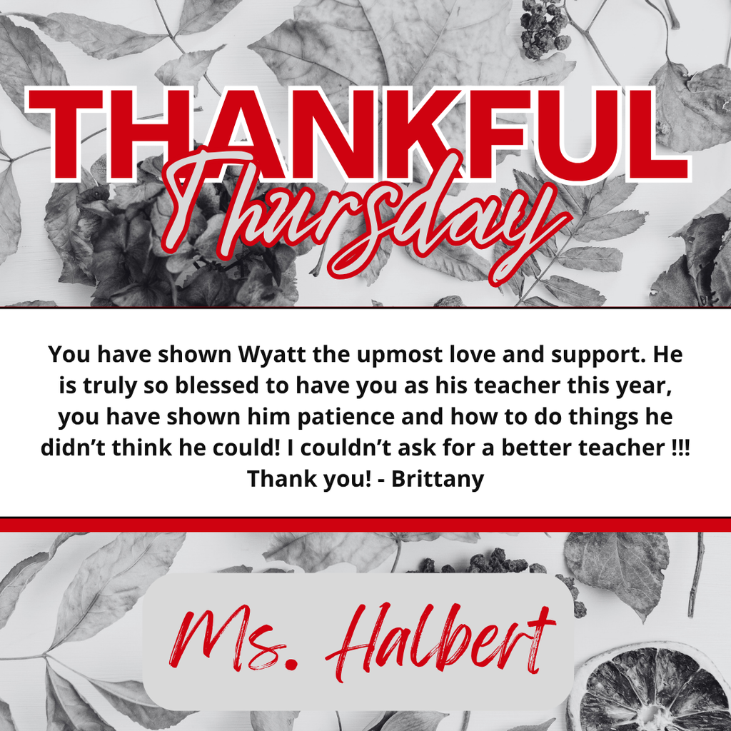 Thankful Thursday!