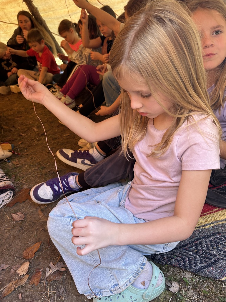 Second grade visits Earth's Classroom!