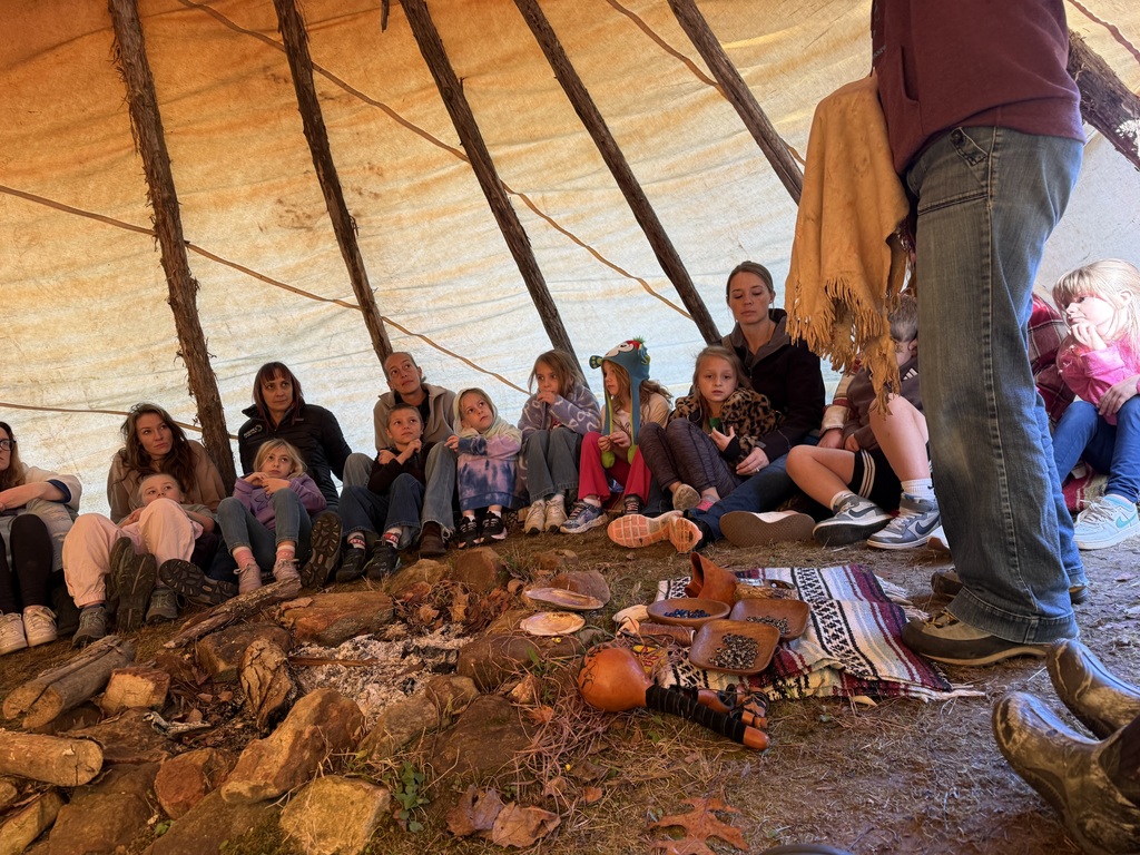 Second grade visits Earth's Classroom!