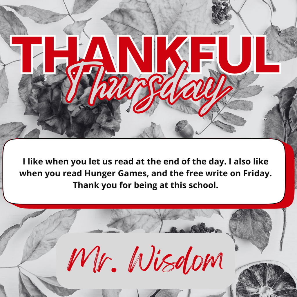 Thankful Thursday!