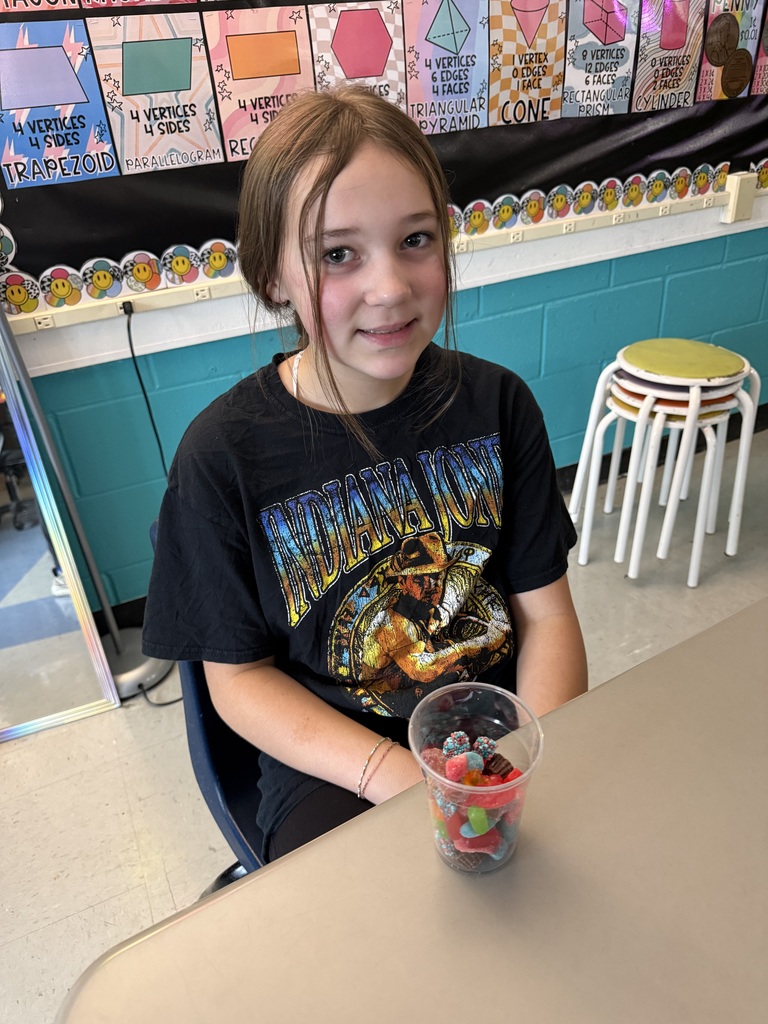Friendsgiving Candy Salad in Ms. Wisdom's class.