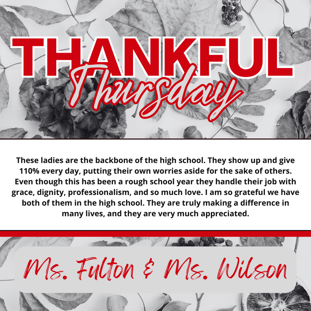 Thankful Thursday!