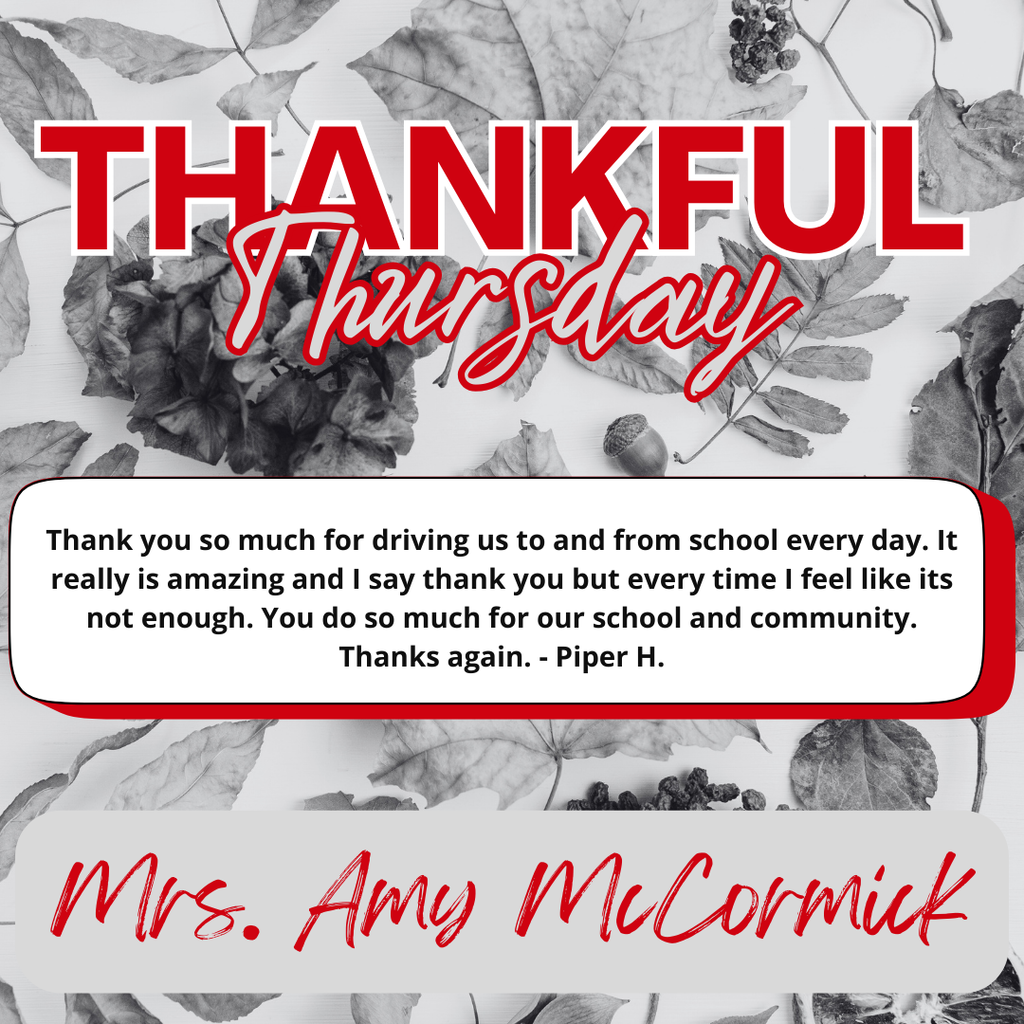 Thankful Thursday!