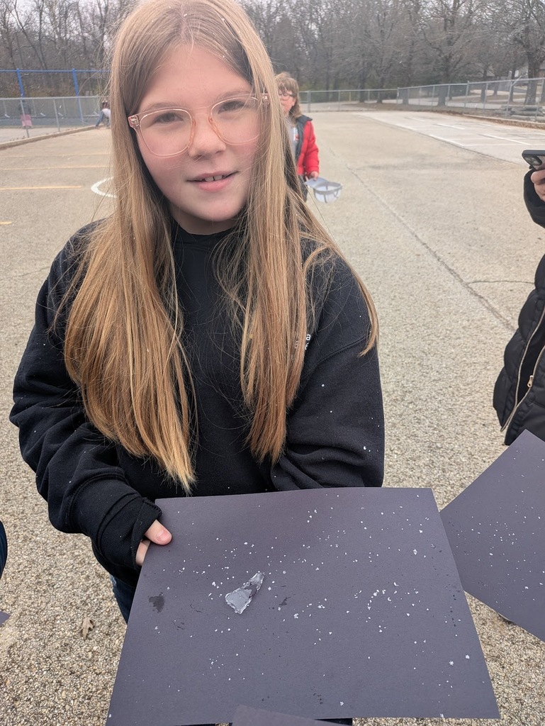 Snowflake catching in 4th grade!