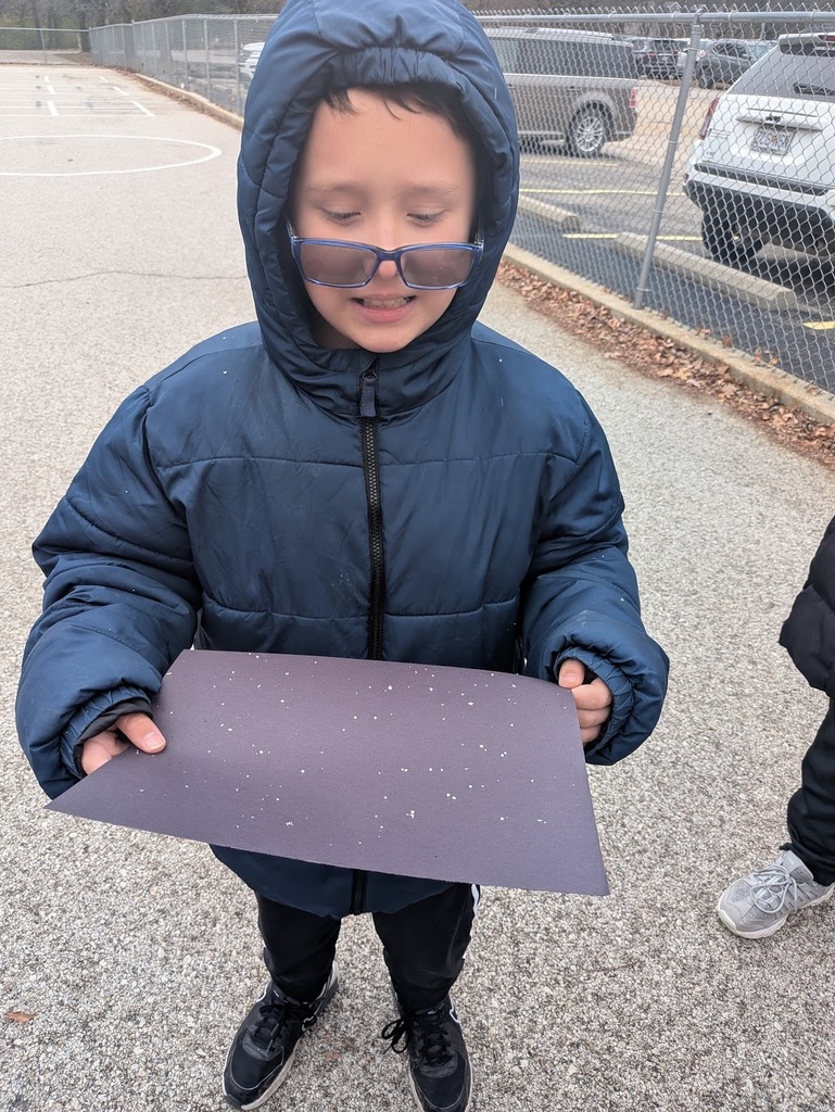 Snowflake catching in 4th grade!