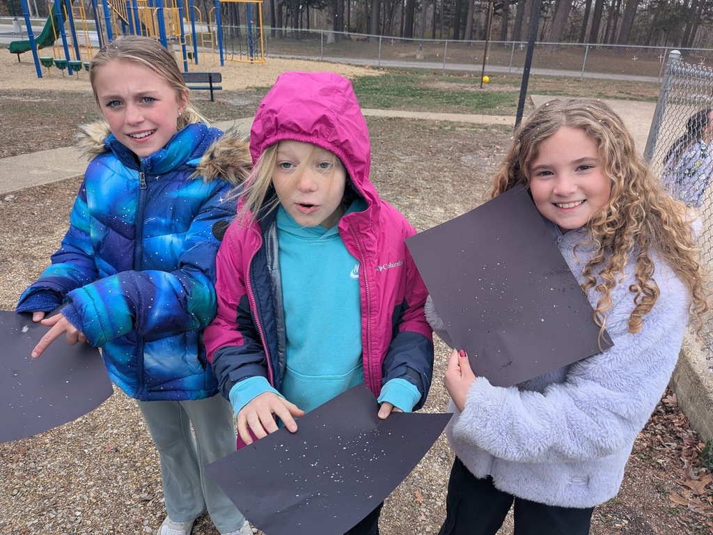 Snowflake catching in 4th grade!