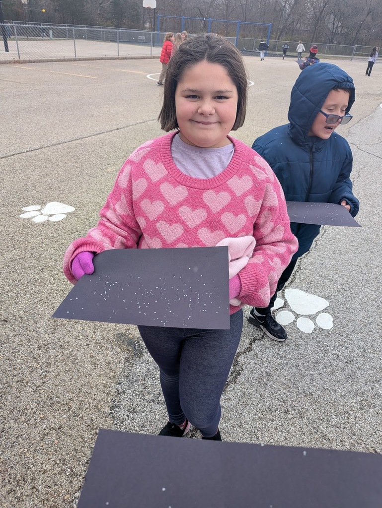 Snowflake catching in 4th grade!