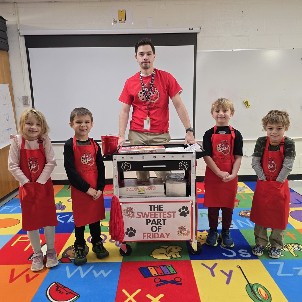 Lucy's Stripes and Sweets made their first delivery. Students manage the orders and deliveries to staff at LWJE for a little Friday sweet treat. 