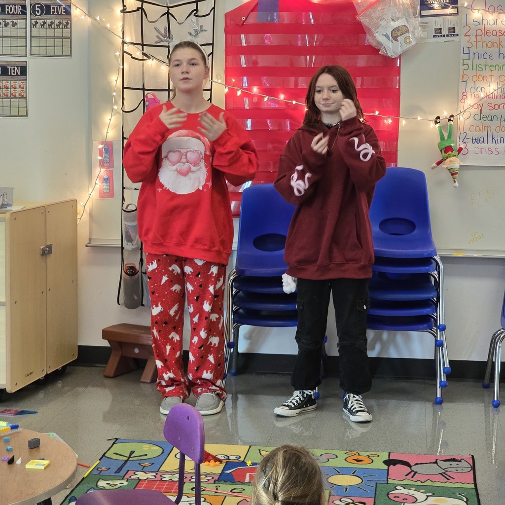 ASL club visits LWJE and performs Christmas Carols!
