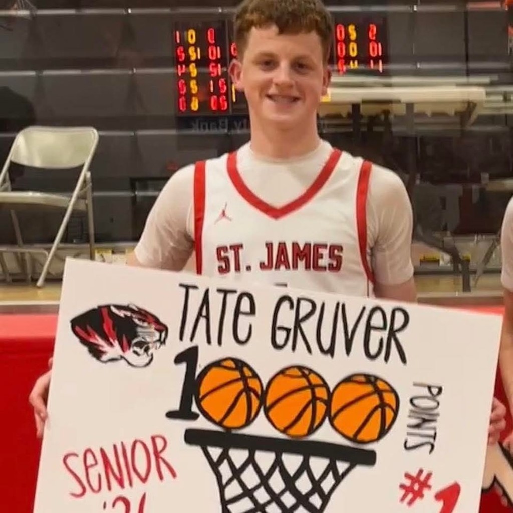 1,000 Career Points for Tate Gruver