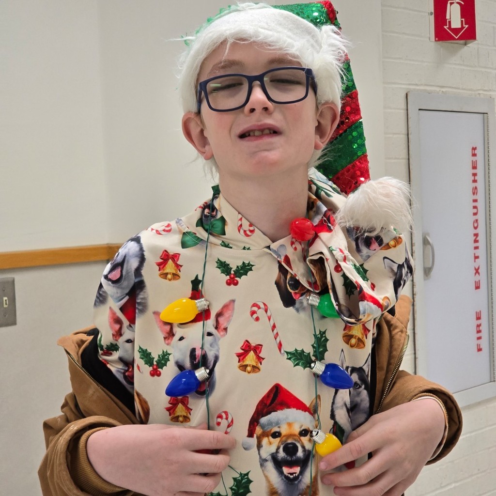 Tiger holiday spirit