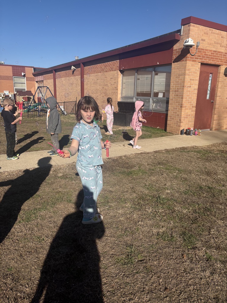Bubbles and Sunshine in Kindergarten at Recess! 