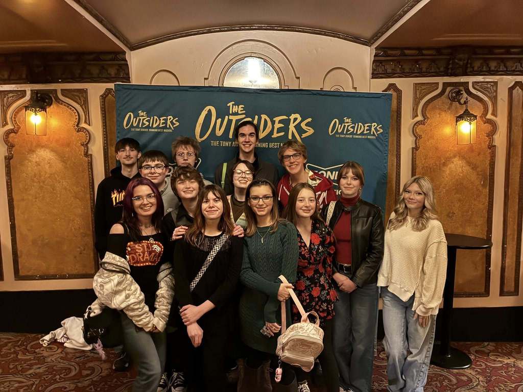 STJ Tiger Drama students attend The Outsiders at The Fabulous Fox. 