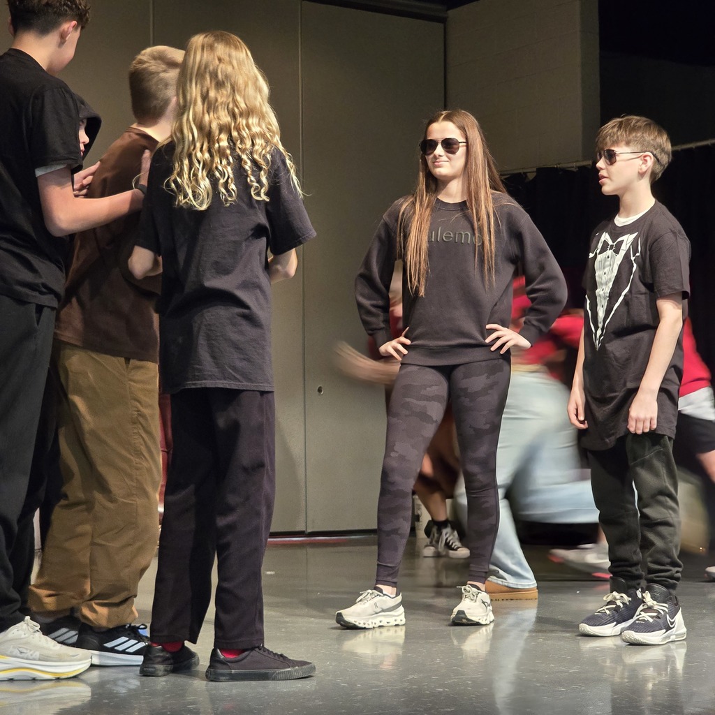 Stagecraft students from first semester were able to perform their postponed production today.