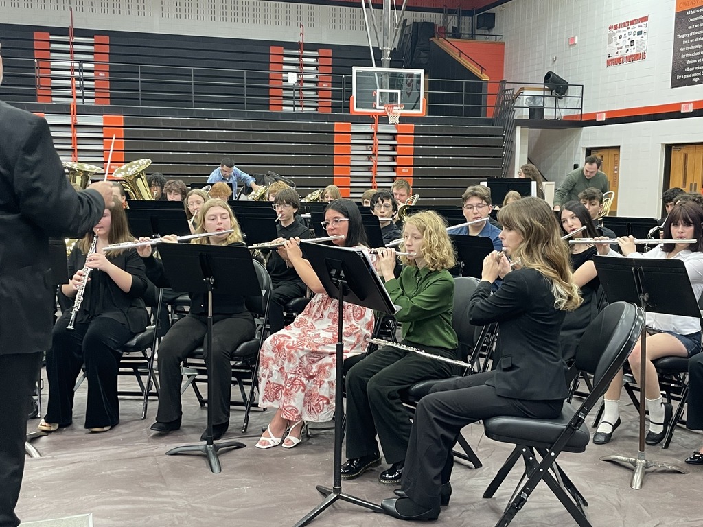 St. James Tigers all conference students perform in the Four Rivers All Conference Band. 