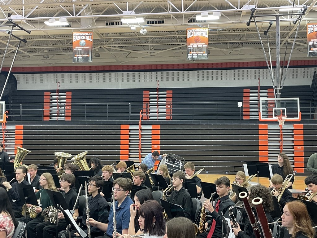 St. James Tigers all conference students perform in the Four Rivers All Conference Band. 