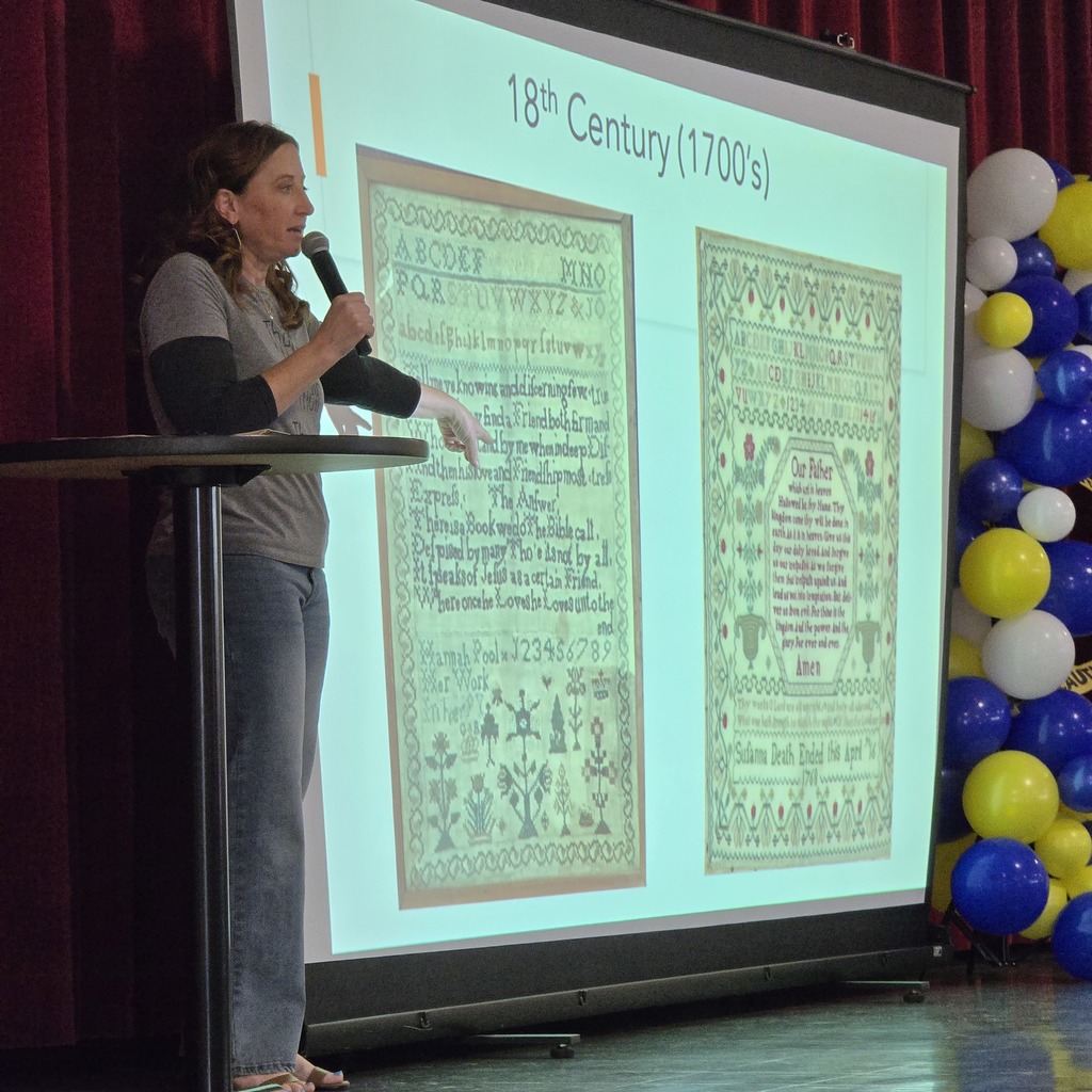 Author Taryn Souders visits our district to meet with students about writing.