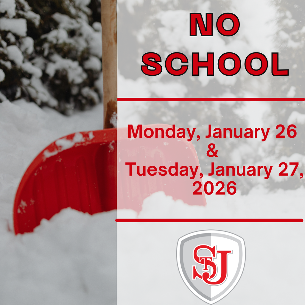 NO SCHOOL - Monday and Tuesday, January 26-27 due to dangersous roads