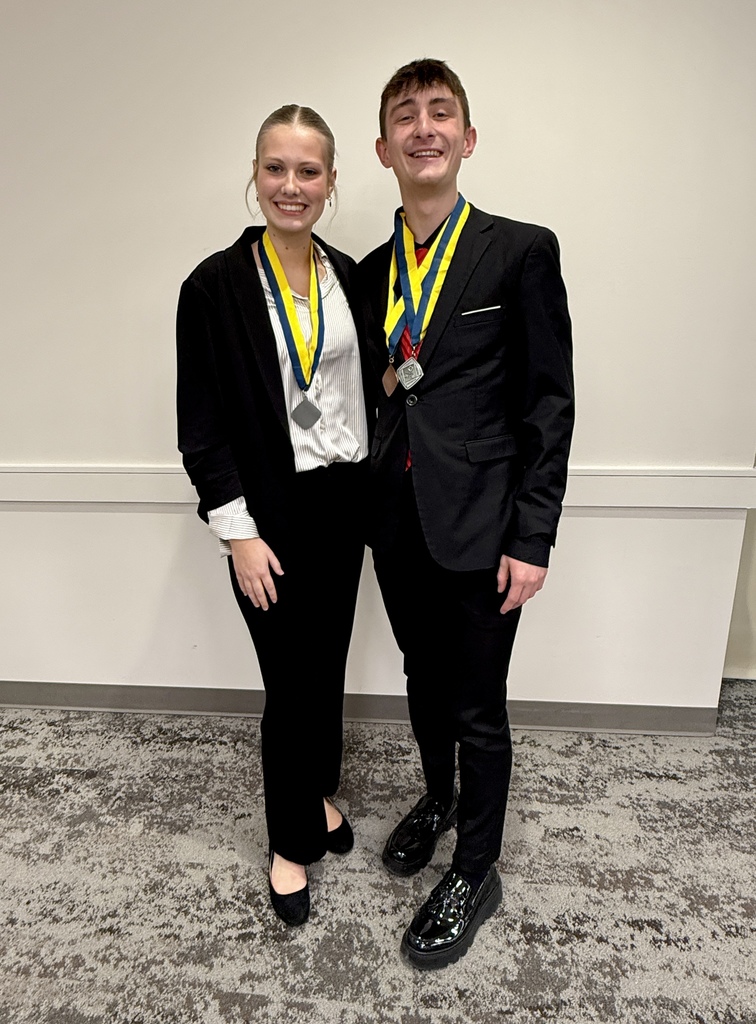 DECA advances at Districts and will compete at State in March. 