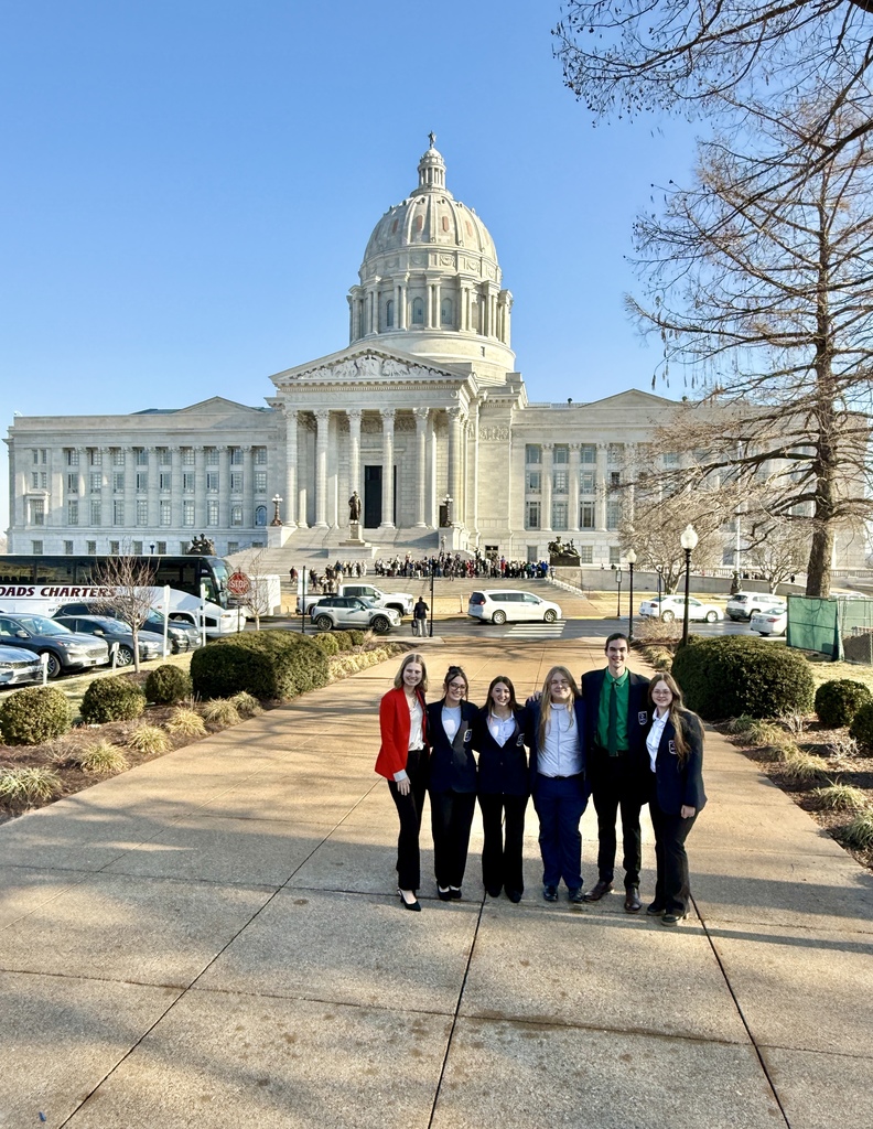 DECA students attend CTE at the Capitol in Jefferson City. 