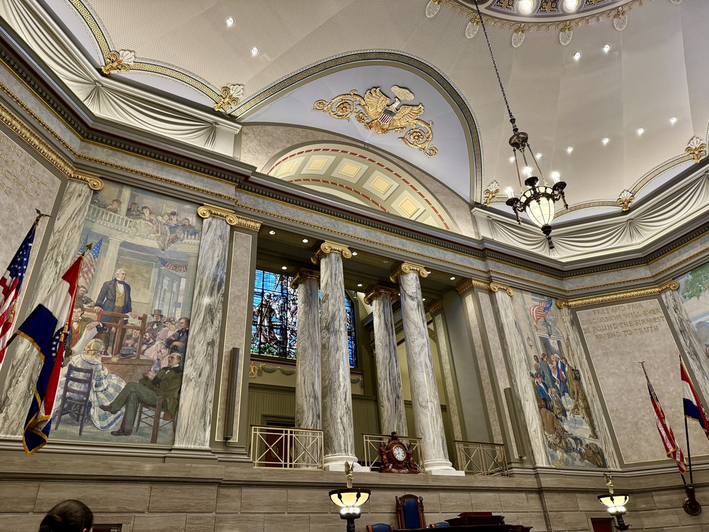 DECA students attend CTE at the Capitol in Jefferson City. 