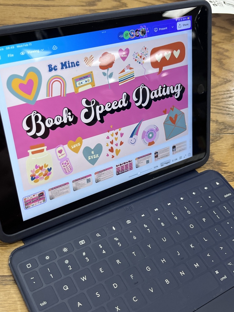 Book "Speed Dating" at St. James Middle School! 