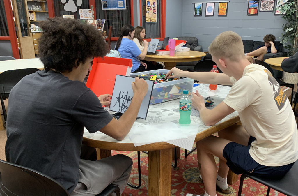 Zen board makerspace activity.