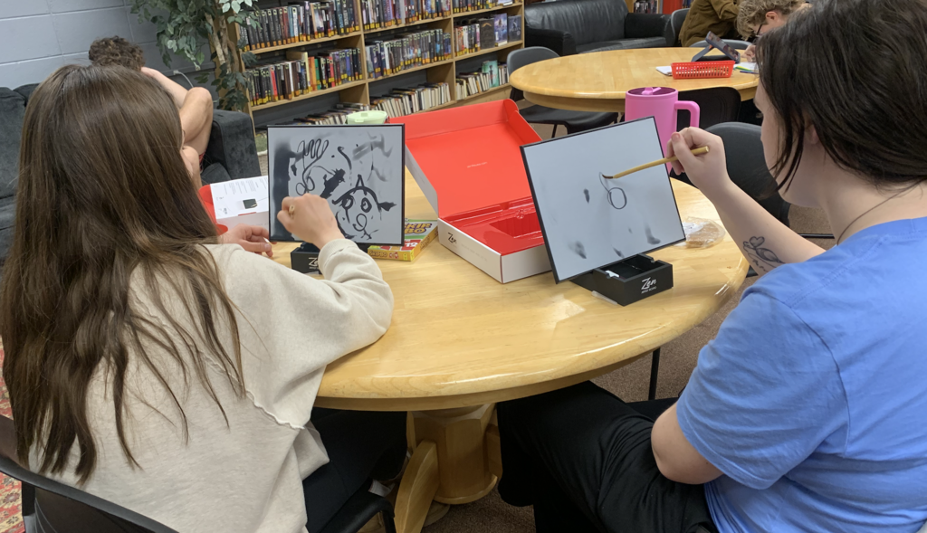 Zen board makerspace activity.