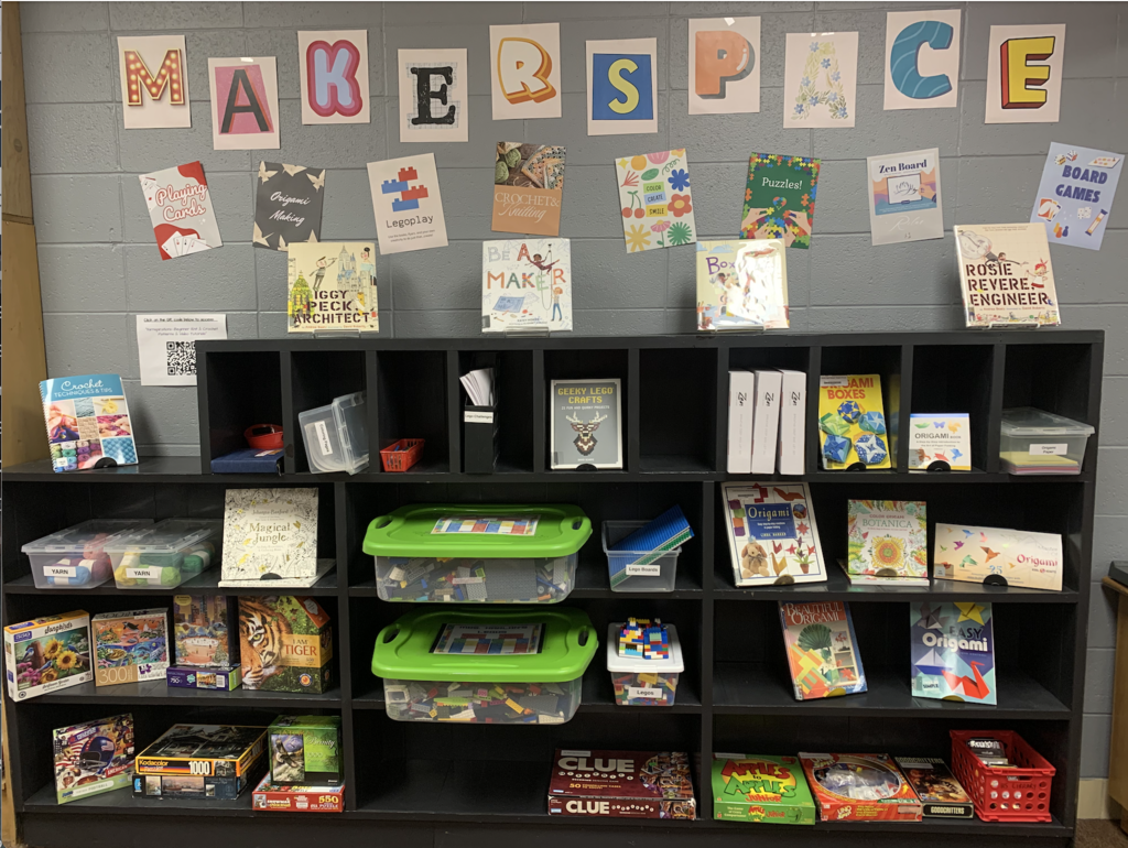 Makerspace area.