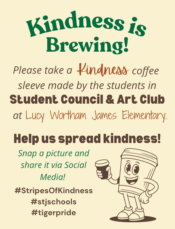 Students Make Coffee Sleeves for local coffee shops! 