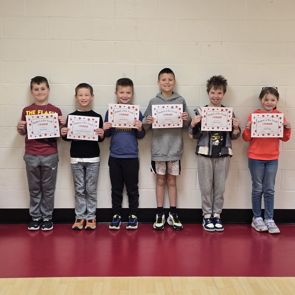 3rd Grade students of the month from LWJE.