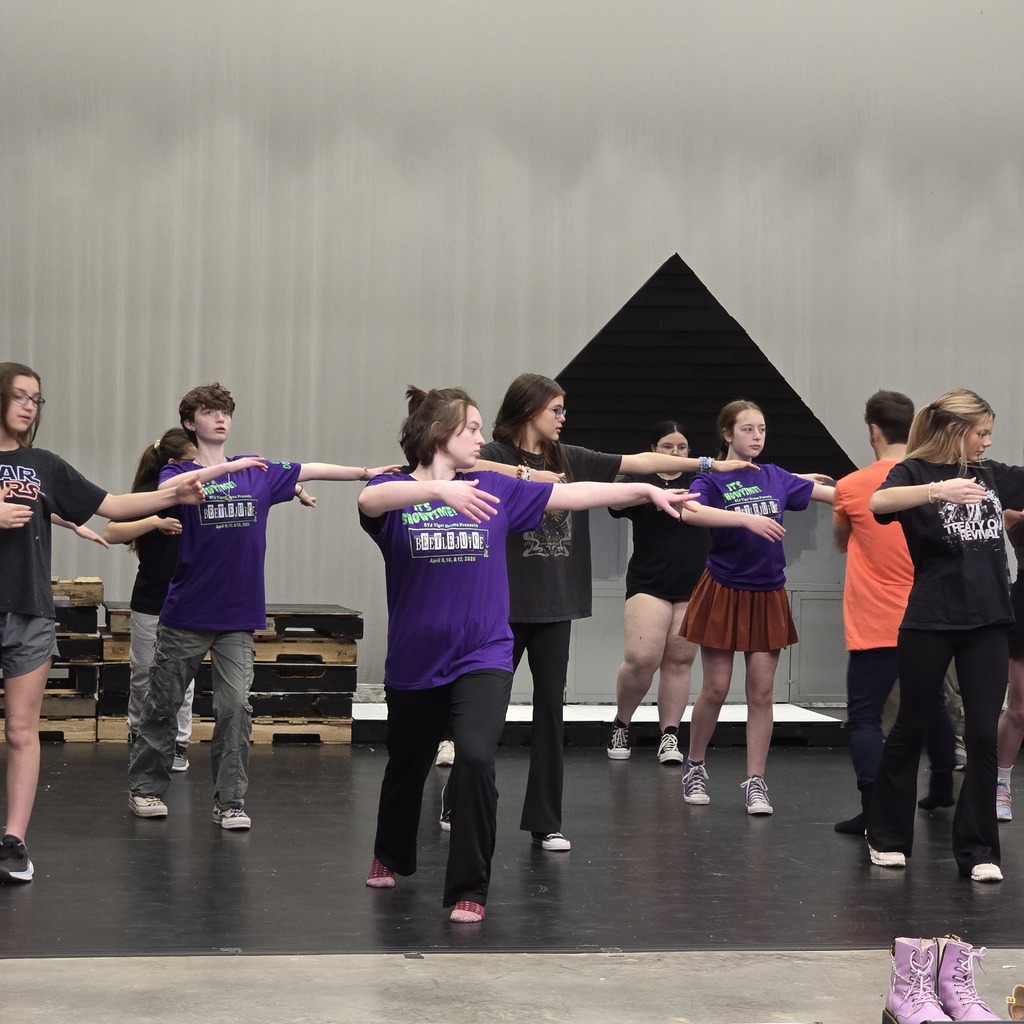 Broadway star visits St. James Drama students!