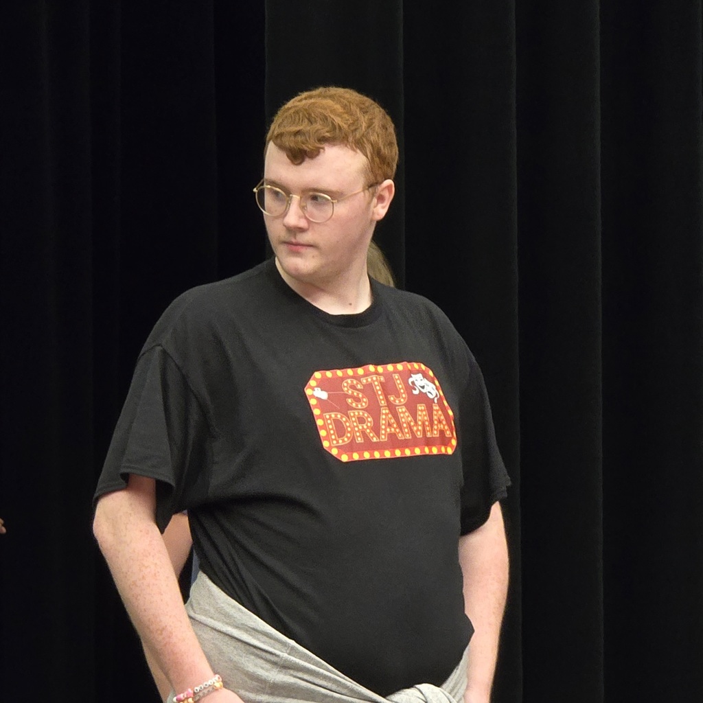 Broadway star visits St. James Drama students!