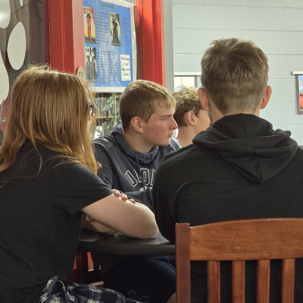 St. James teacher speaks to student about her published book!