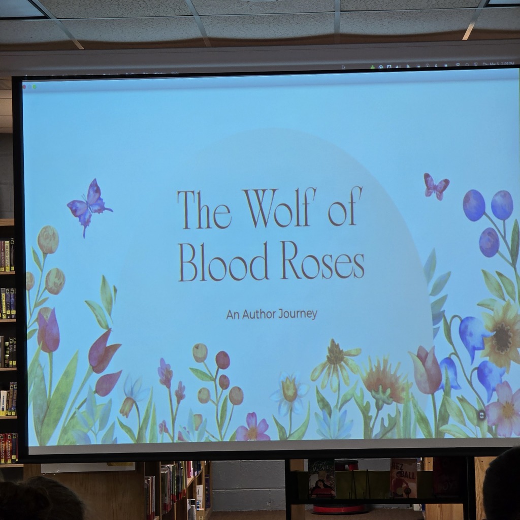 St. James teacher speaks to student about her published book!