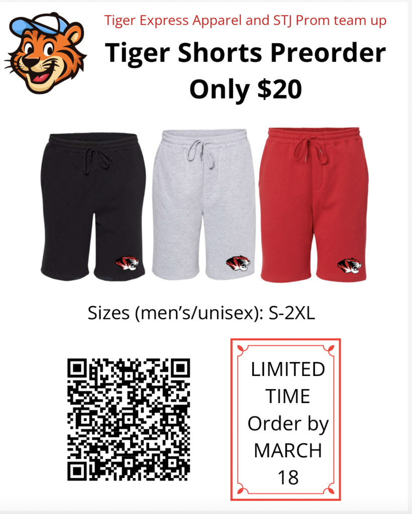 Tiger shorts.
