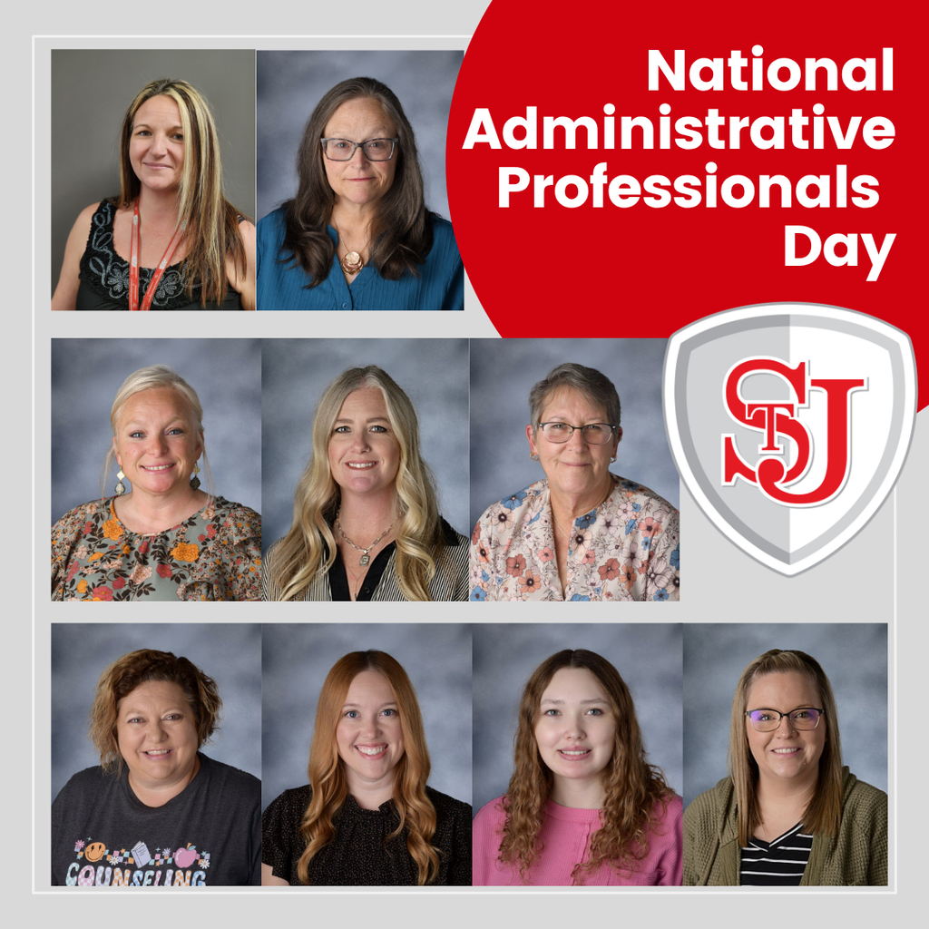 Collage of smiling women, each wearing glasses, honoring National Administrative Professionals Day.