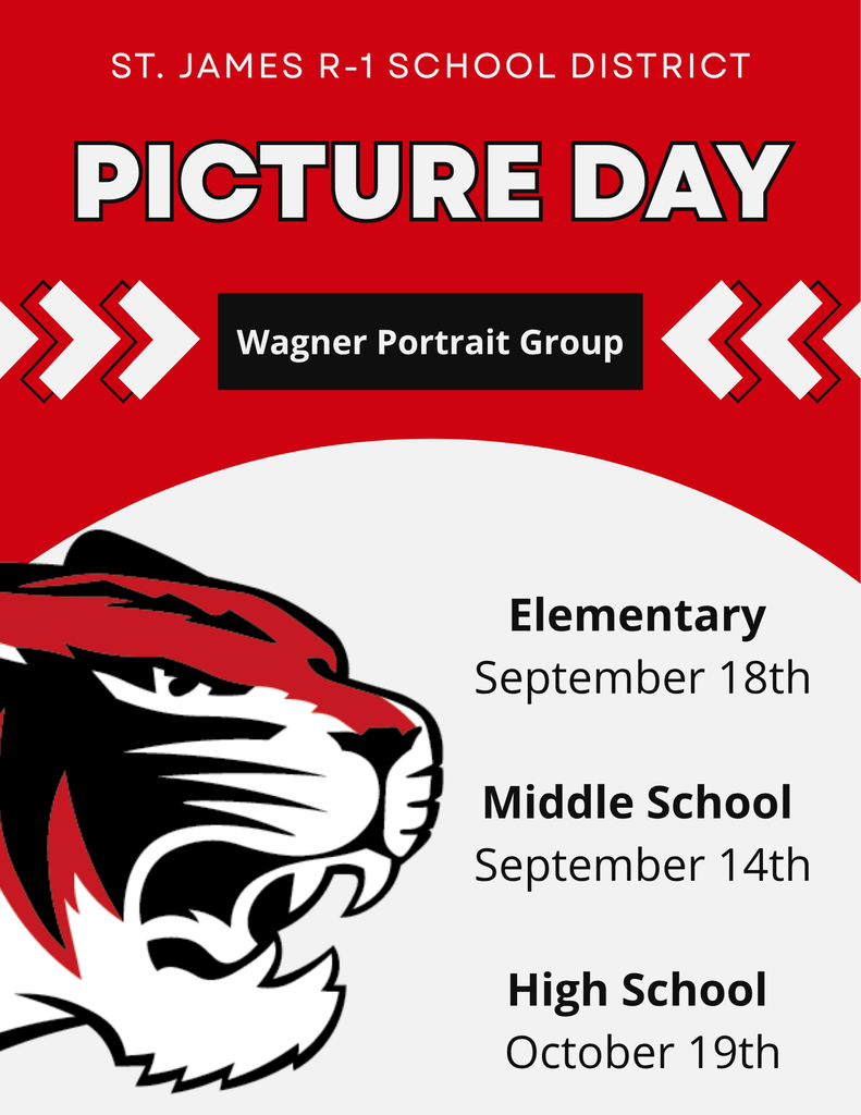 St. James R-1 School District Picture Day Information