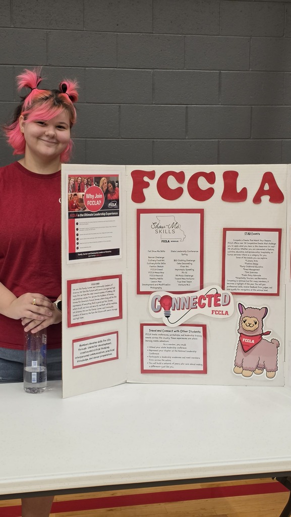 A Student sharing about FCCLA.