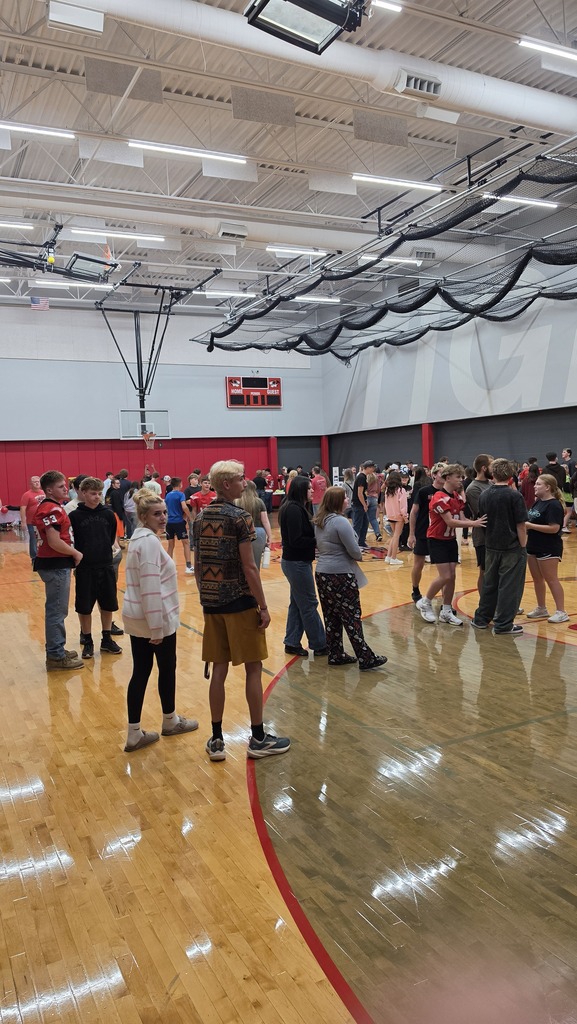 Students exploring clubs at St. James High School