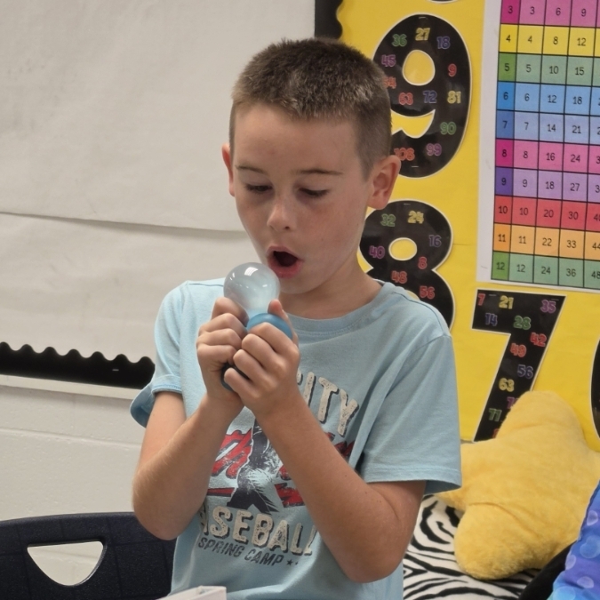 Fourth grade students are surprised with squished from One Sixteen!