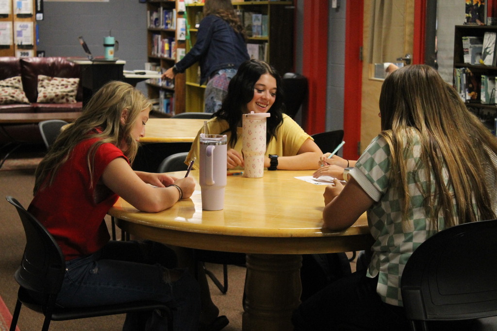 Four freshman competing to win a prize